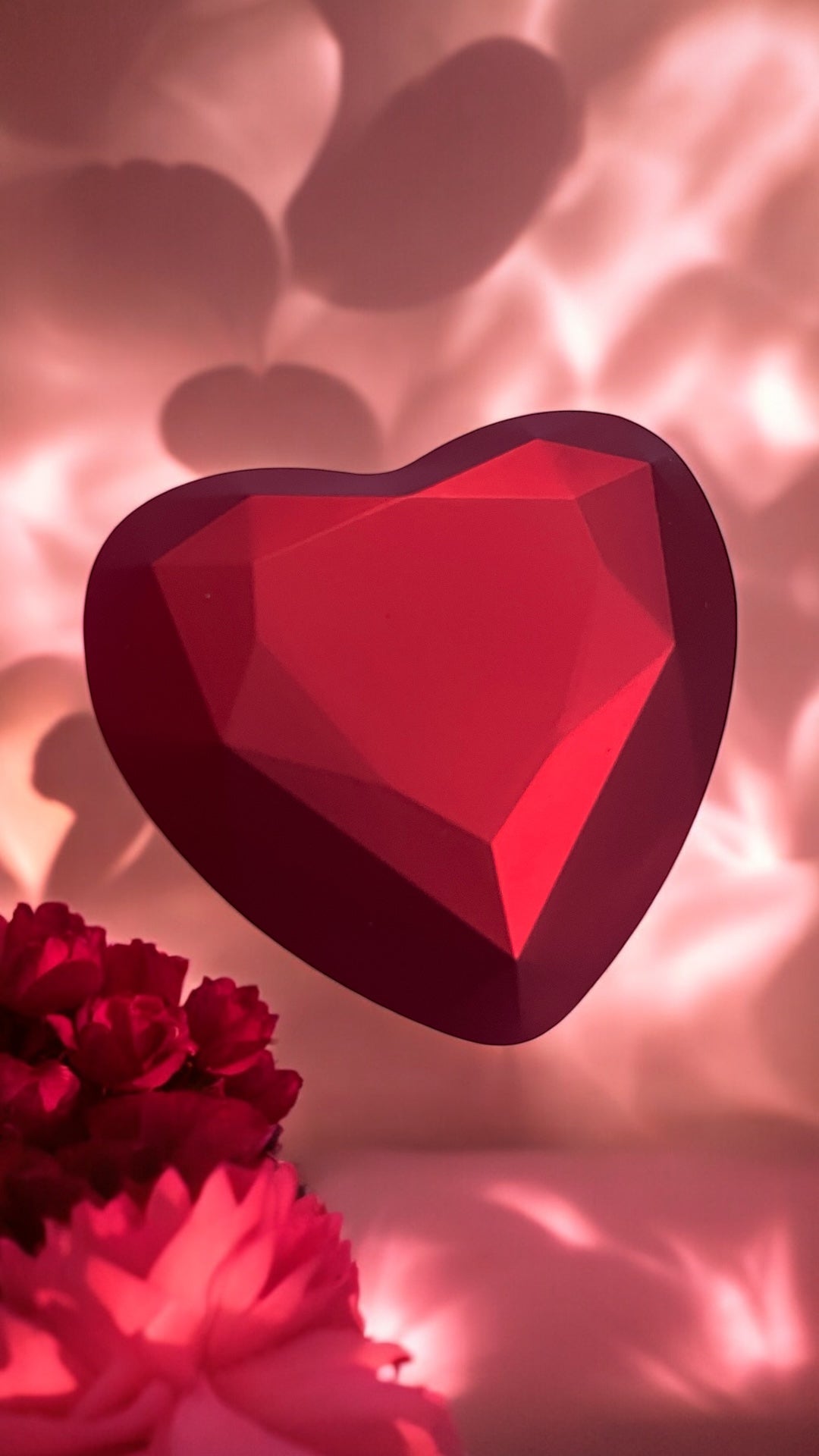 Light up Geometric Heart Gift Box