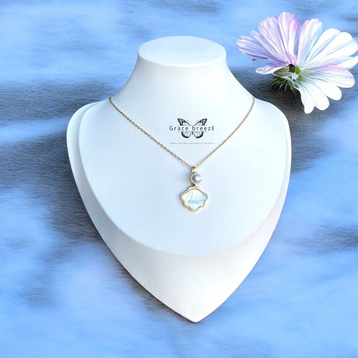 Gold Coastal Pendant Necklace