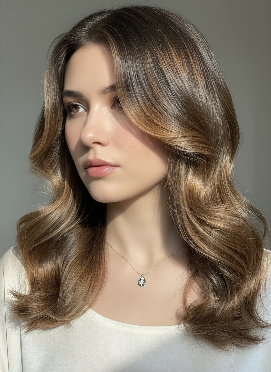 Pure Silver Mystic Rose Necklace