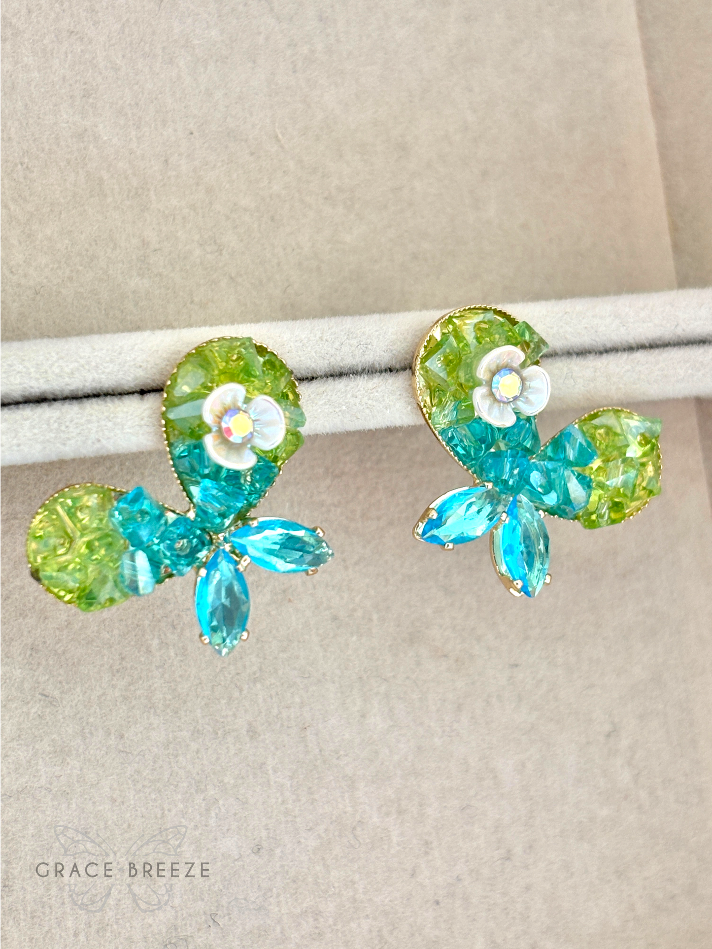 Tropical Butterfly Earrings