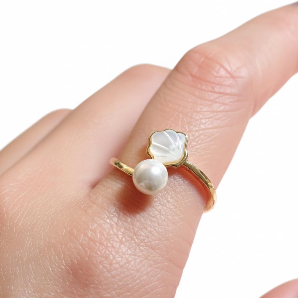 Gold Coastal Charm Adjustable Ring