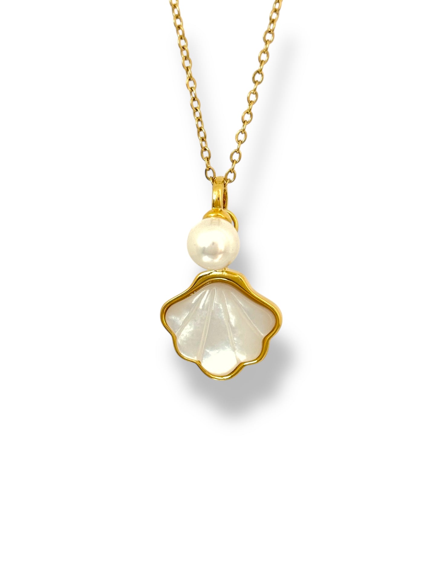 Gold Coastal Pendant Necklace
