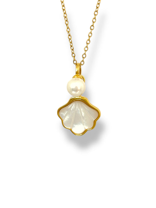 Gold Coastal Pendant Necklace