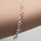 Eternal Knot Silver Bow Bracelet