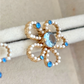 Topaz Blue Blossom Earrings