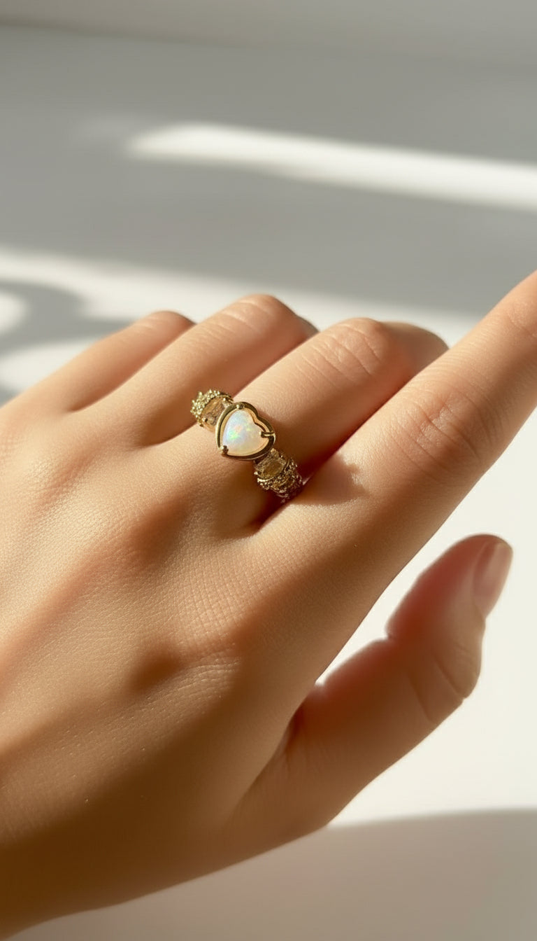 Forever Love Adjustable Gold ring