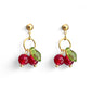 Mini Cherry Earrings