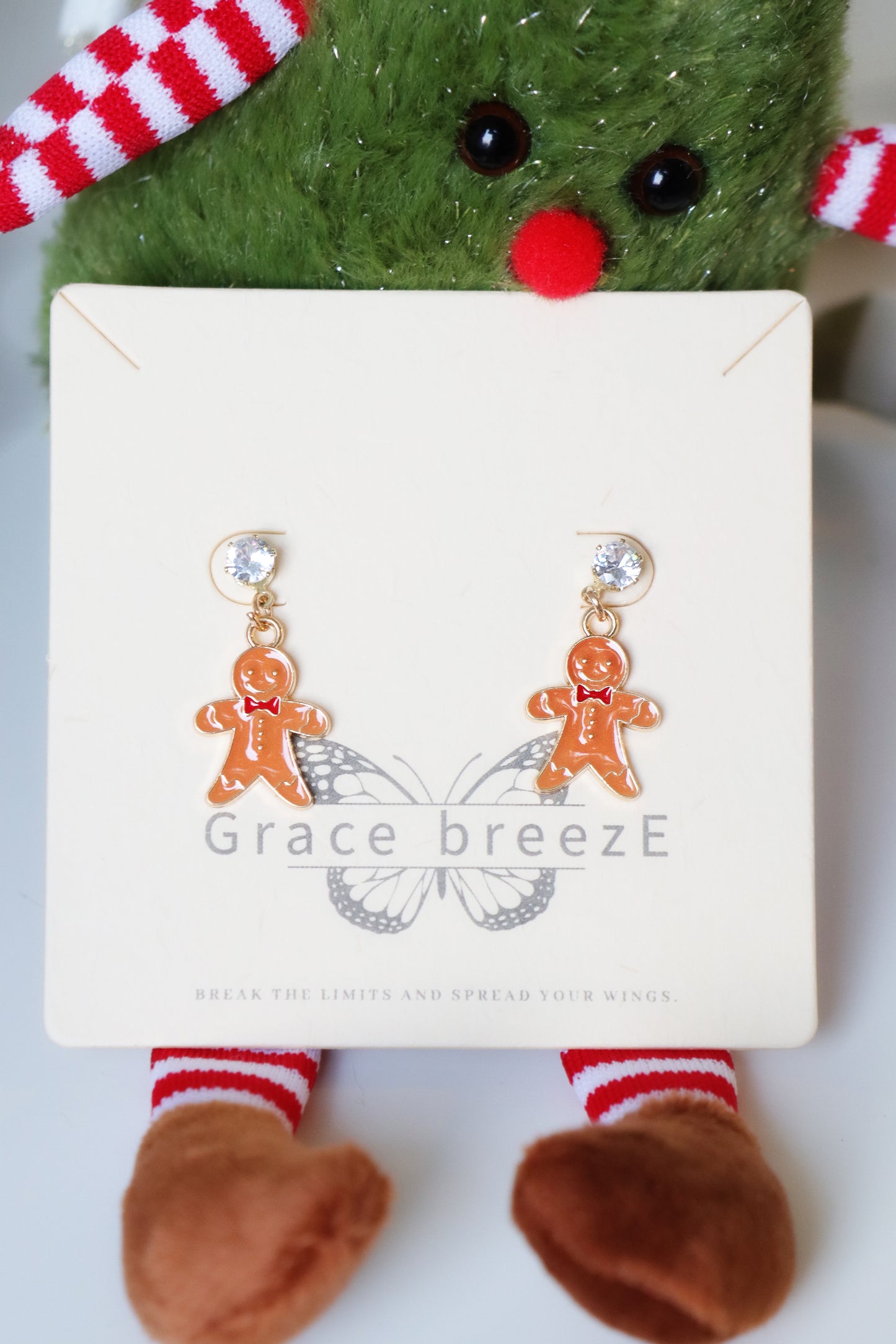 Christmas Gingerbread Earrings