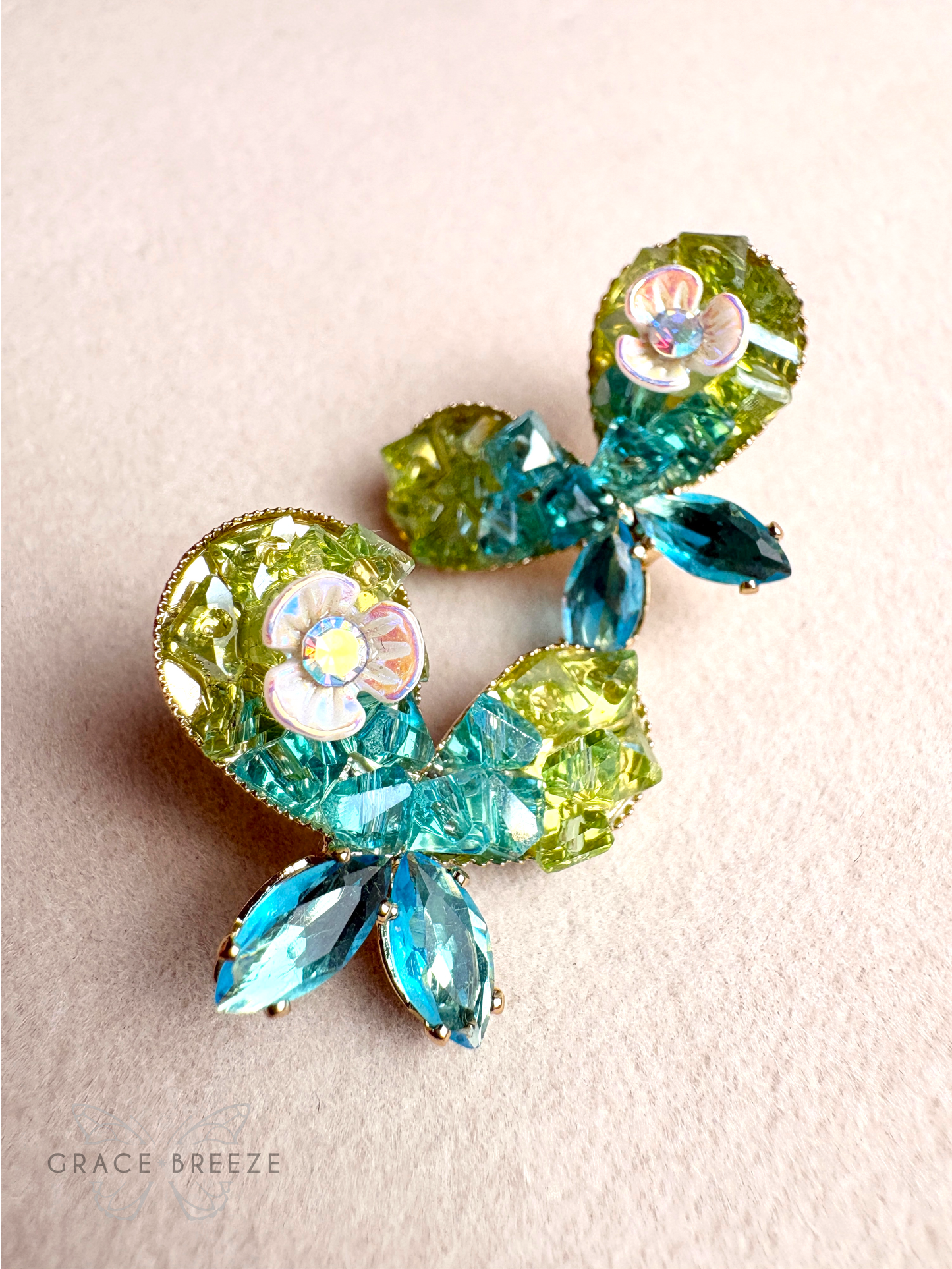 Tropical Butterfly Earrings