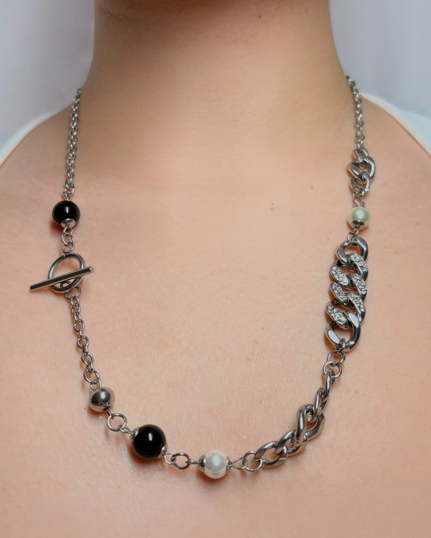 Alt silver Chain necklace