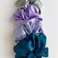 Colourful Large Silk Scrunchie