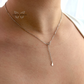 Solid Silver Orbital Pendant Necklace