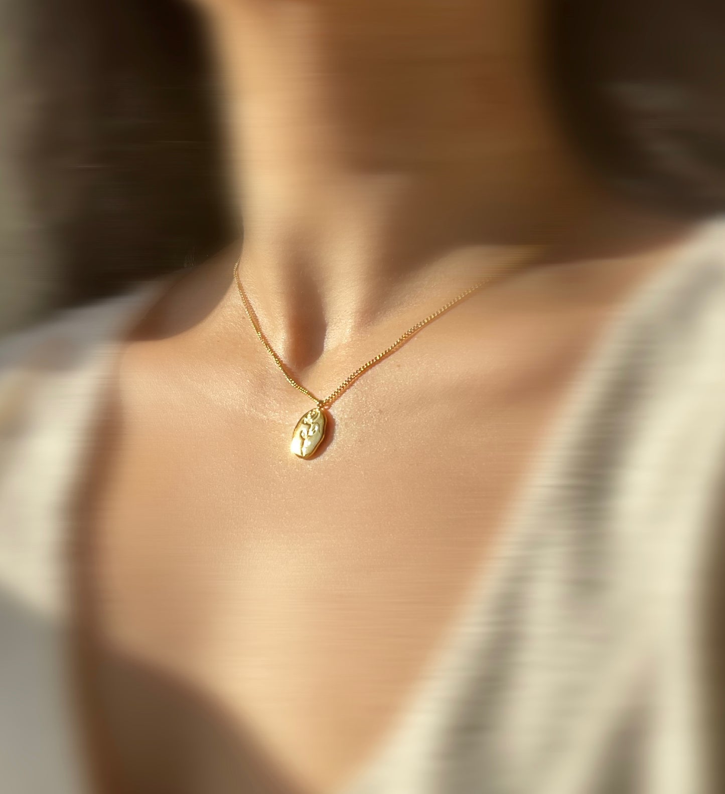 Gold Vermeil Mystic Rose Necklace