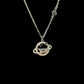 Orbital Zirconia Necklace