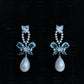 Aqua Elegance Drop Earrings