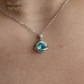 Solid Silver Neptune Necklace