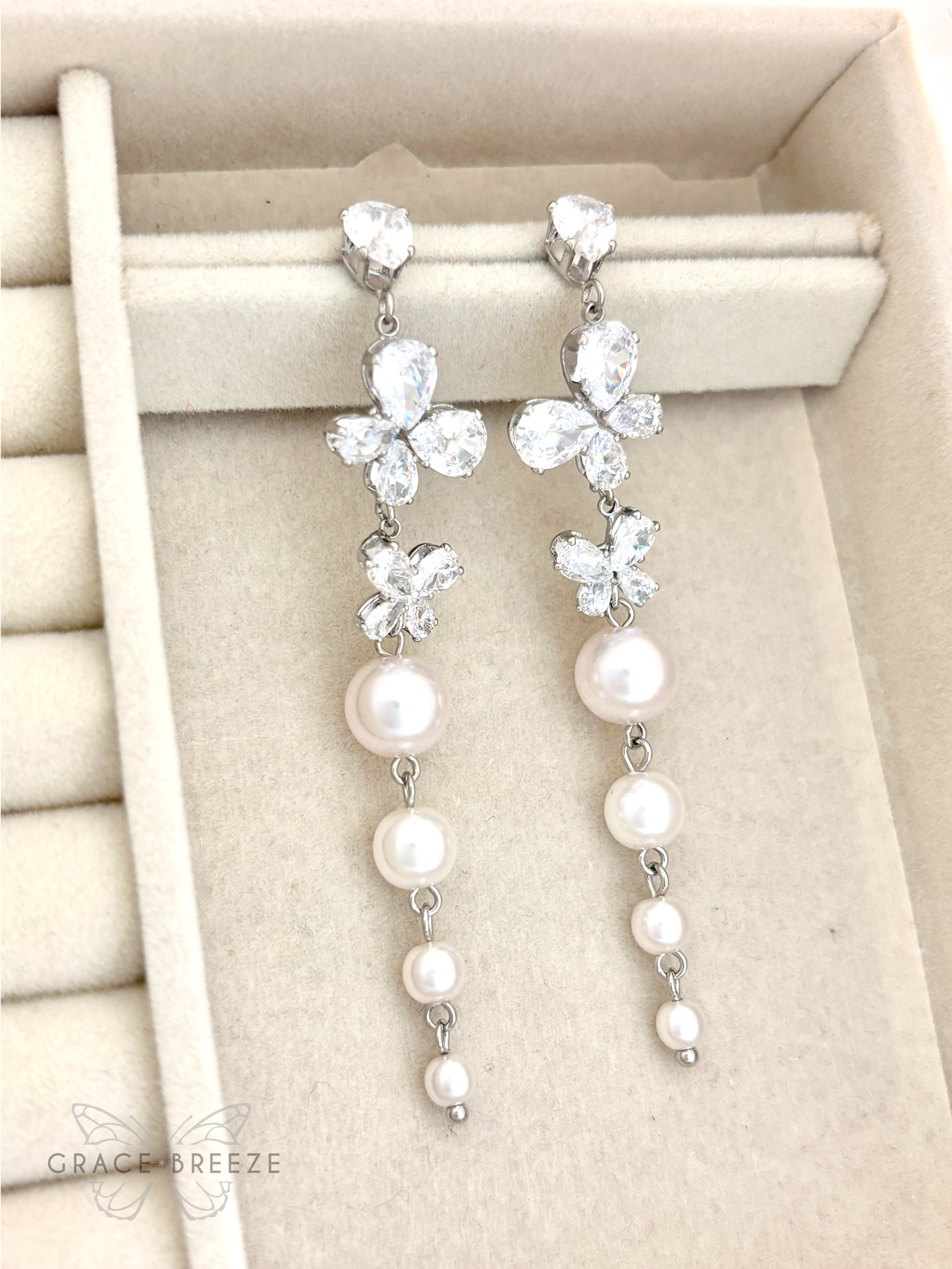 Odette Pearl Drop Earrings
