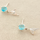 Larimar Dolphin Earrings
