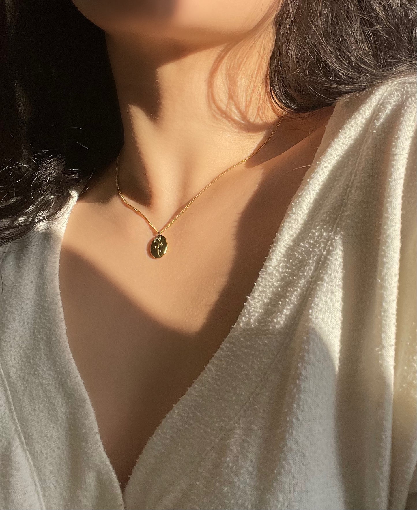 Gold Vermeil Mystic Rose Necklace