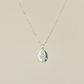 Pure Silver Mystic Rose Necklace