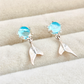 Larimar Dolphin Earrings
