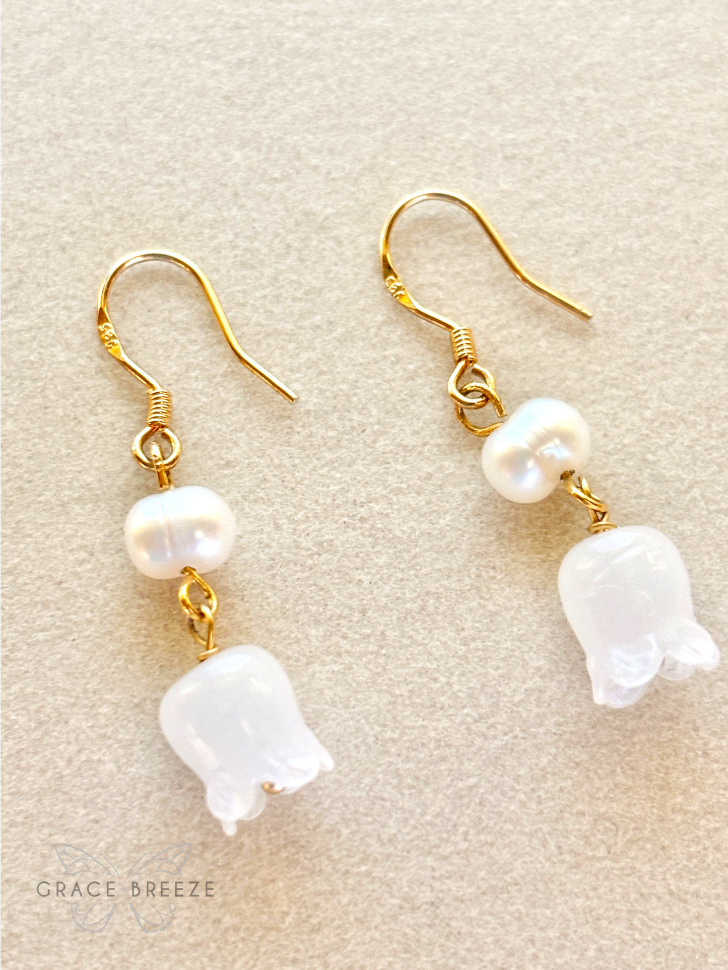Gold Coastal Blossom Earrings