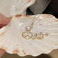 Gold Coastal Pendant Necklace