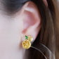 Zirconia Lemon Ear Clips