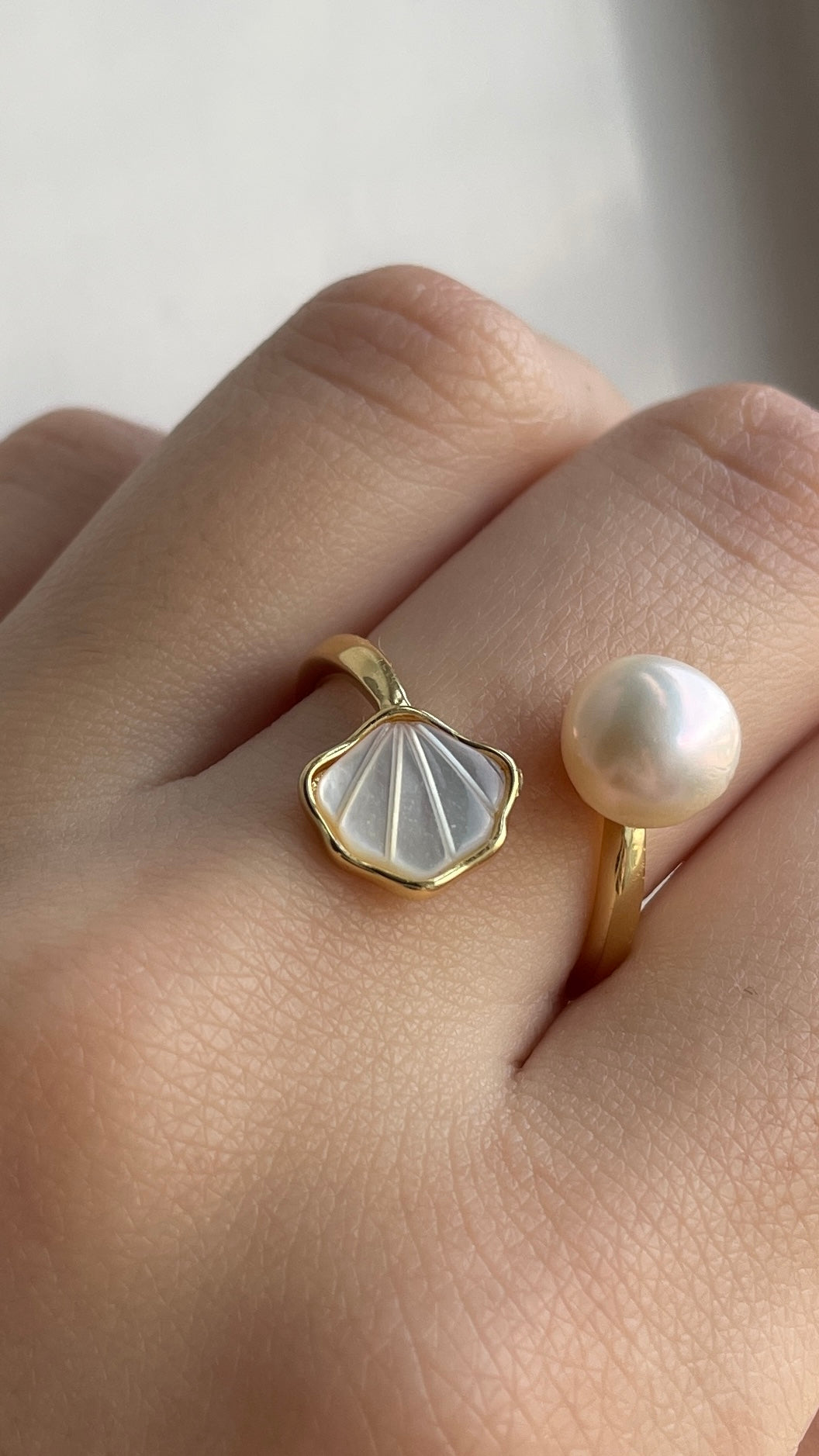 Coastal Charm Adjustable Ring