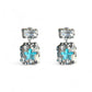 Blue Starburst Earrings