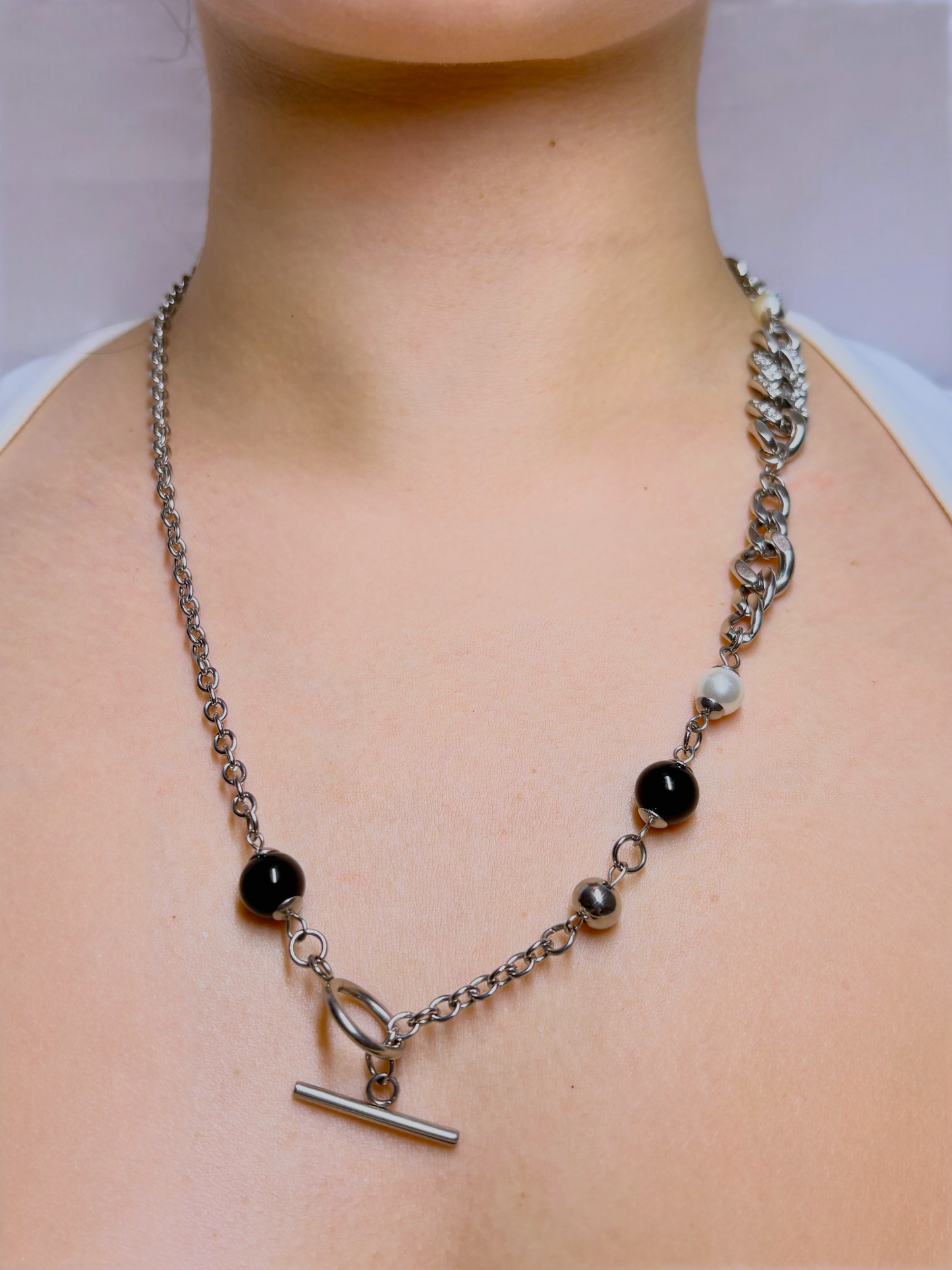 Alt silver Chain necklace