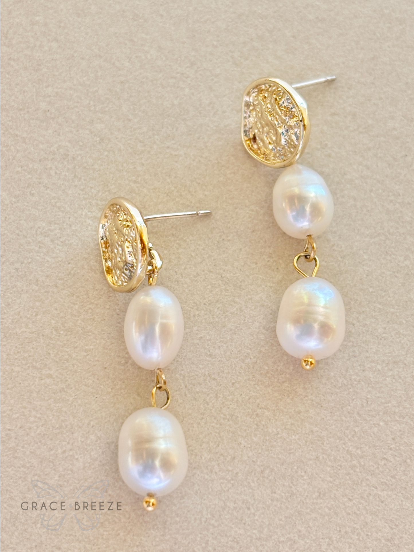 Aurelia Pearl Drop Earrings