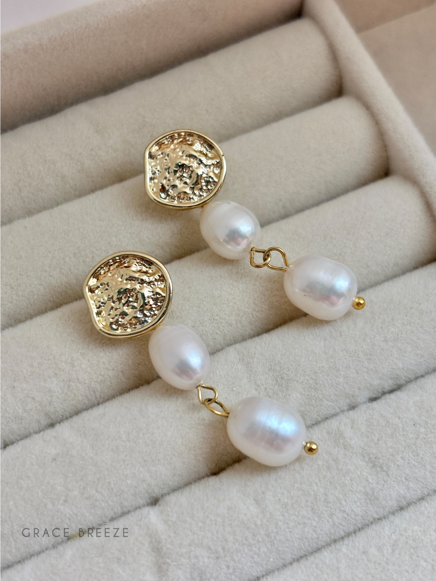 Aurelia Pearl Drop Earrings