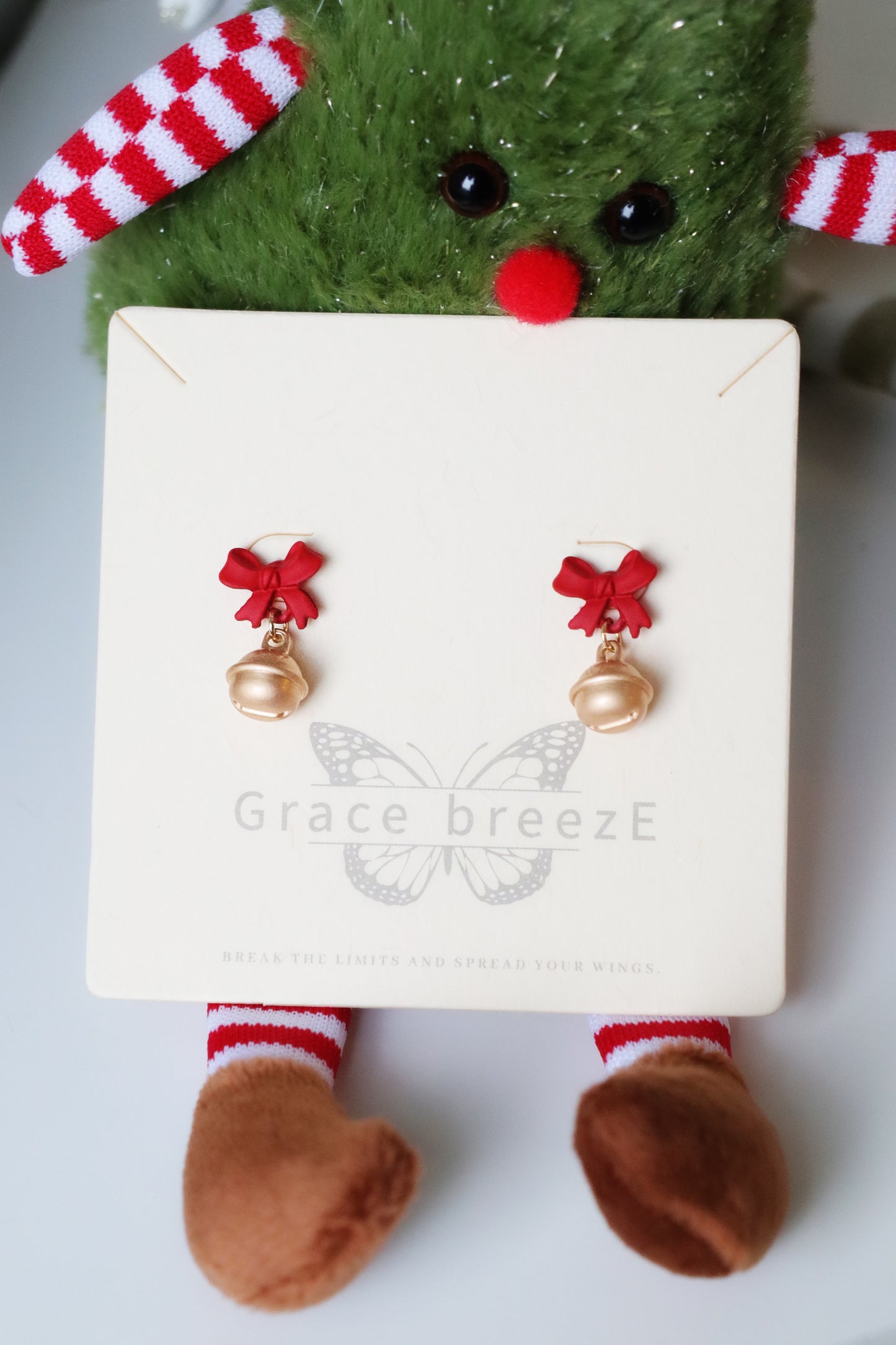 Christmas Golden Bell Earrings
