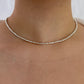 Solid Silver Nugget Necklace