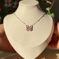 Enchanting Pink Butterfly Necklace