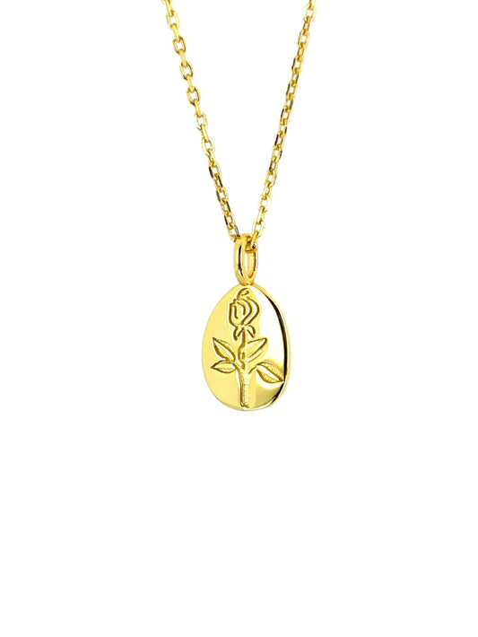 Gold Vermeil Mystic Rose Necklace