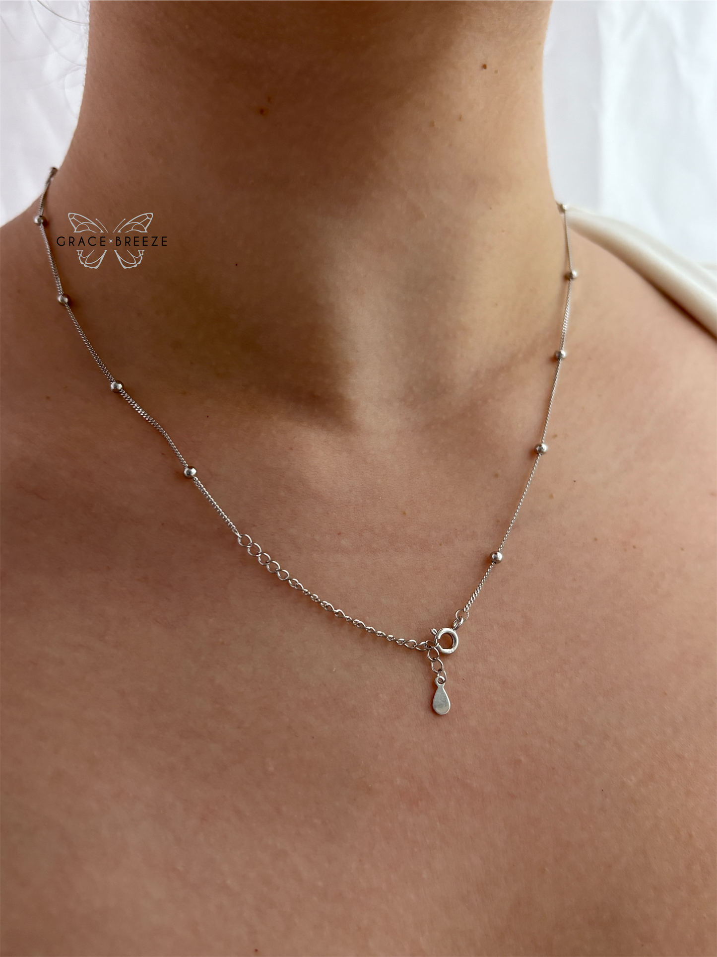 Lunar Lock Necklace ~ Solid silver 925