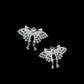 Zirconia Butterfly Earrings