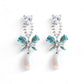 Aqua Elegance Drop Earrings