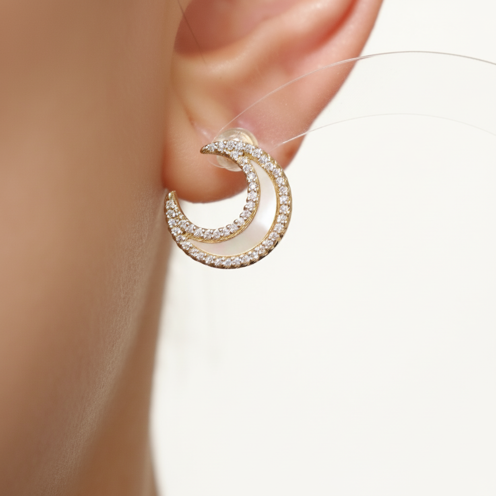 Crescent Moon Earrings