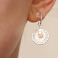 Silver Cultured Pearl & Shell Earrings