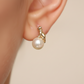Asymmetrical Kitty faux Pearl Earrings