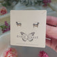 Silver Sausage Dog Earrings