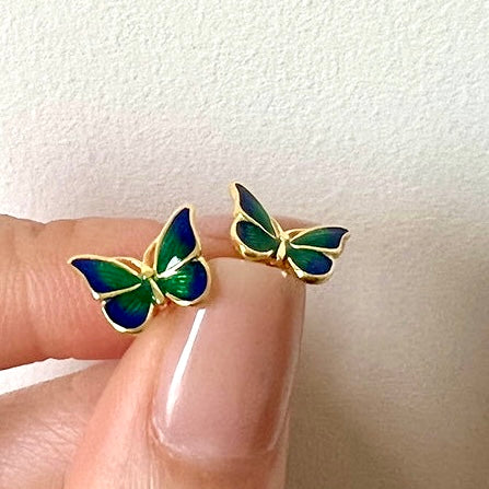 Whispering Papillon Studs